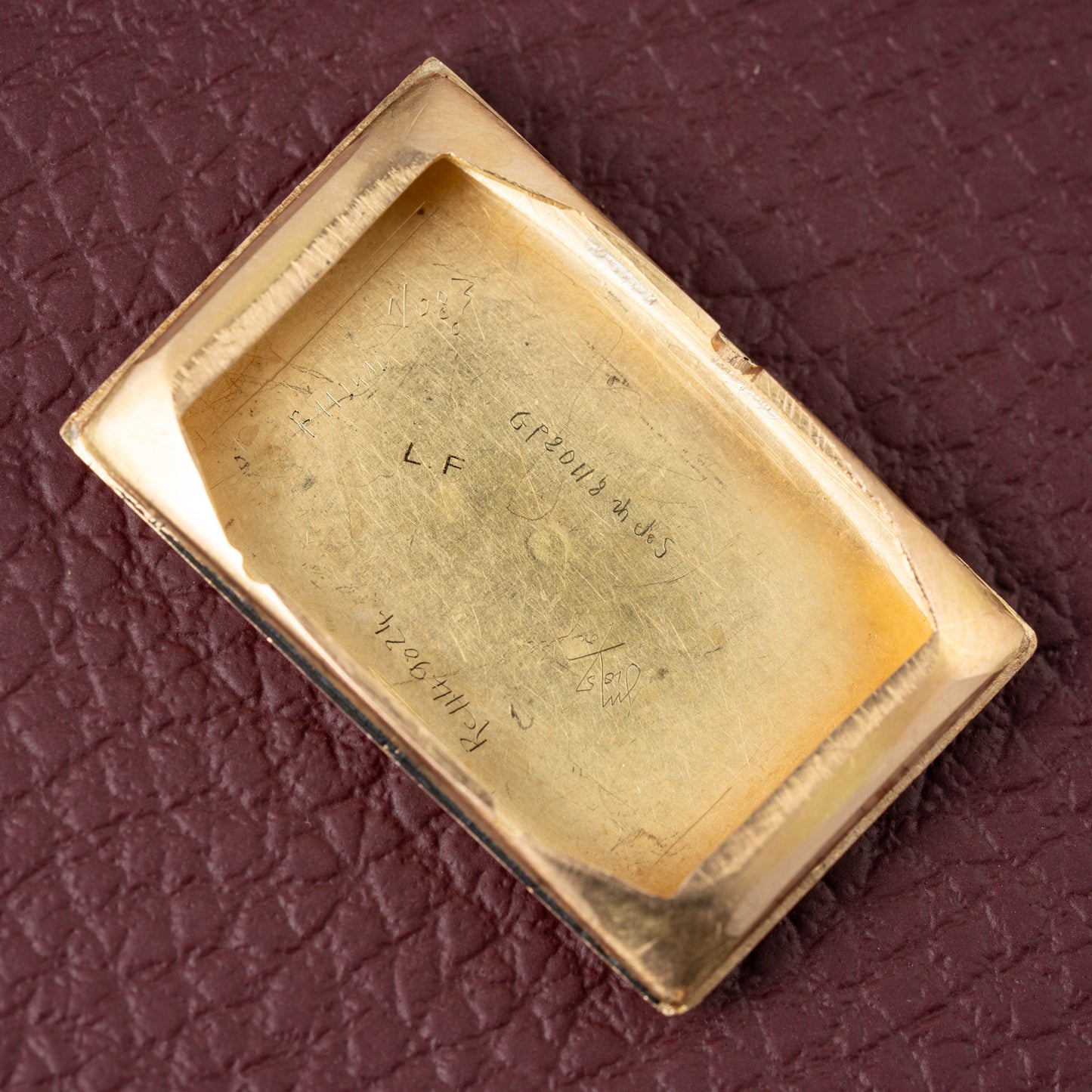 Patek Philippe Rectangular Cal 9'90 French Rose Gold Case from 1939