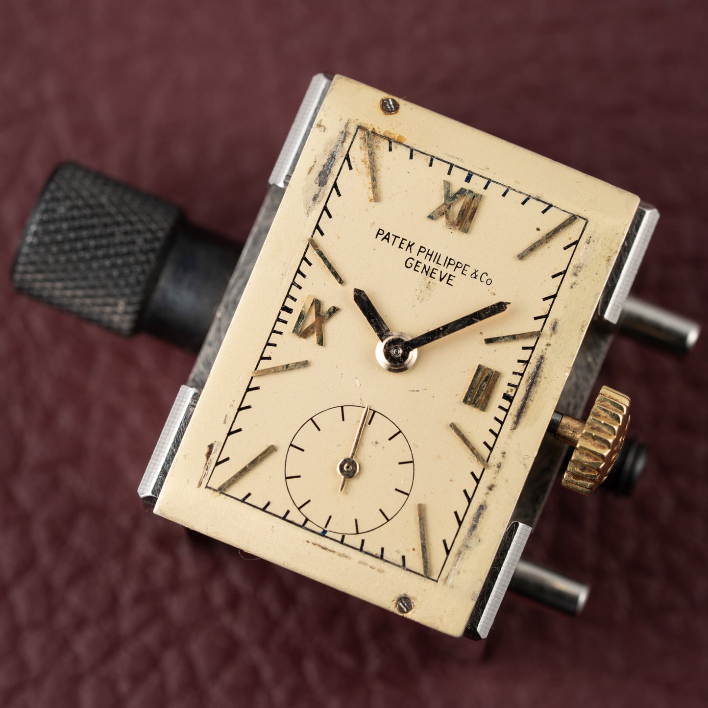 Patek Philippe Rectangular Cal 9'90 French Rose Gold Case from 1939