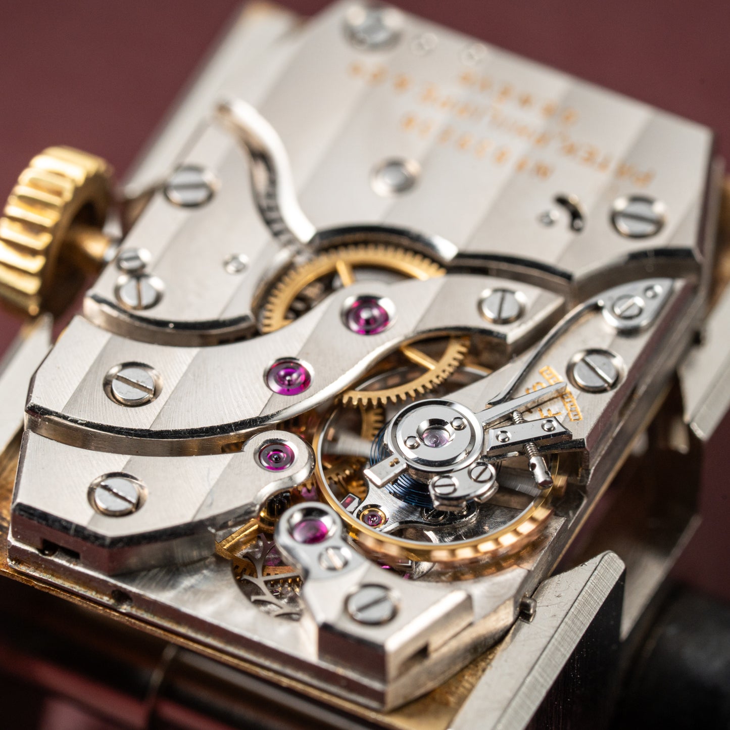 Patek Philippe Rectangular Cal 9'90 French Rose Gold Case from 1939