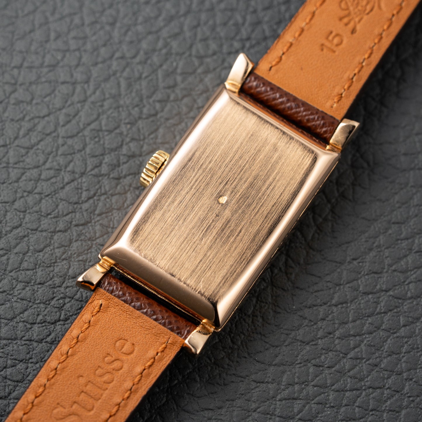 Patek Philippe Rectangular Cal 9'90 French Rose Gold Case from 1939