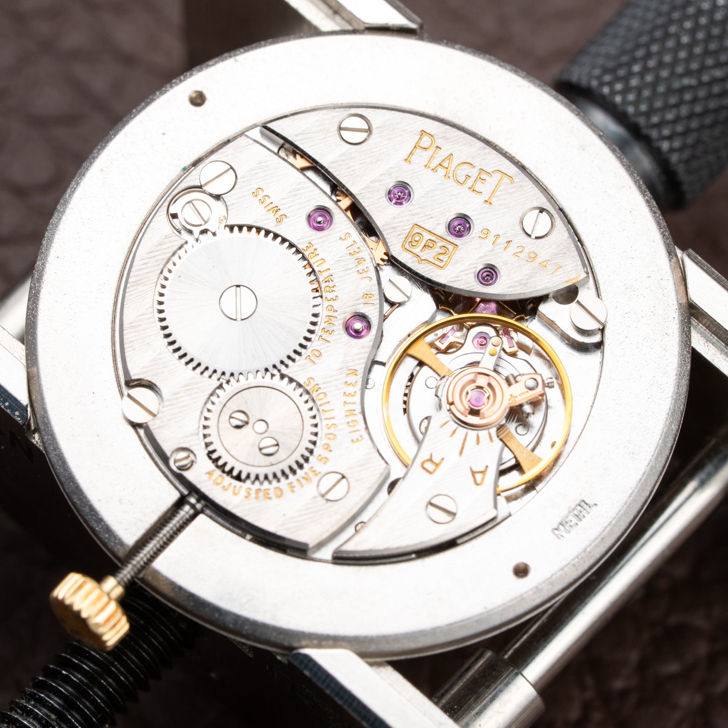 Piaget Gouverneur 18K Yellow Gold Ultra Thin 9P2 Ref 90968 from 1990s
