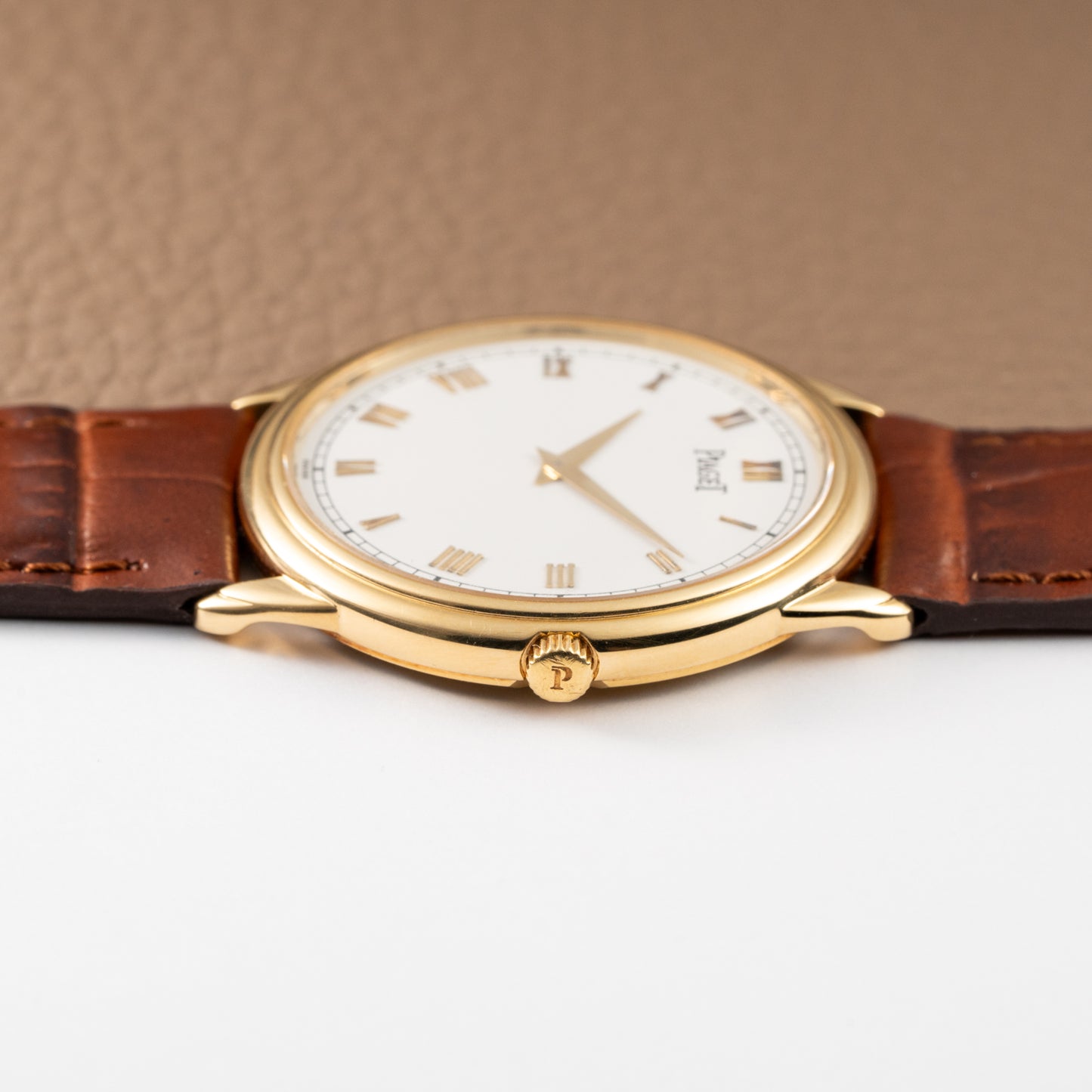 Piaget Gouverneur 18K Yellow Gold Ultra Thin 9P2 Ref 90968 from 1990s