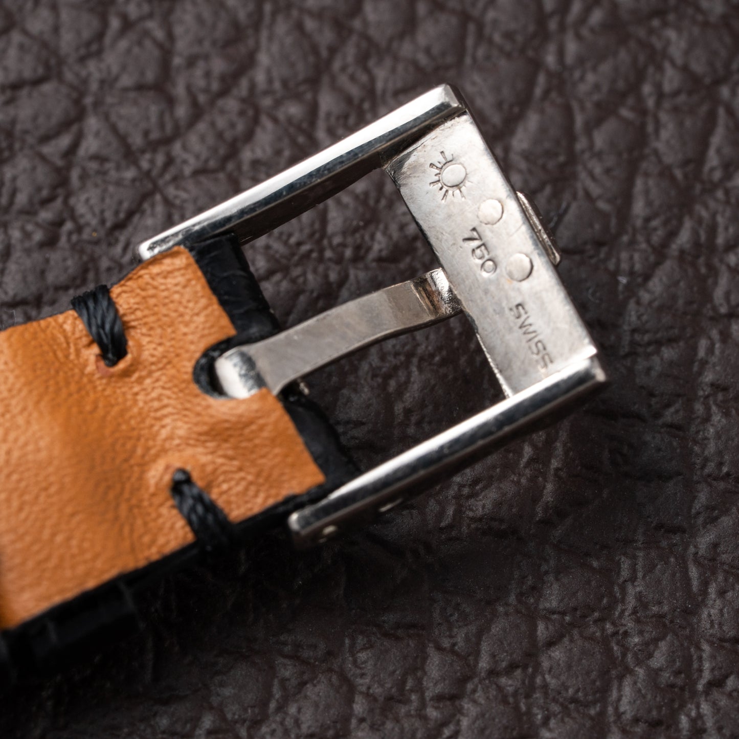 Piaget Oval Ellipse Onyx Black Dial Factory Diamond Bezel 18K White Gold Ref. 9826 from 1970s