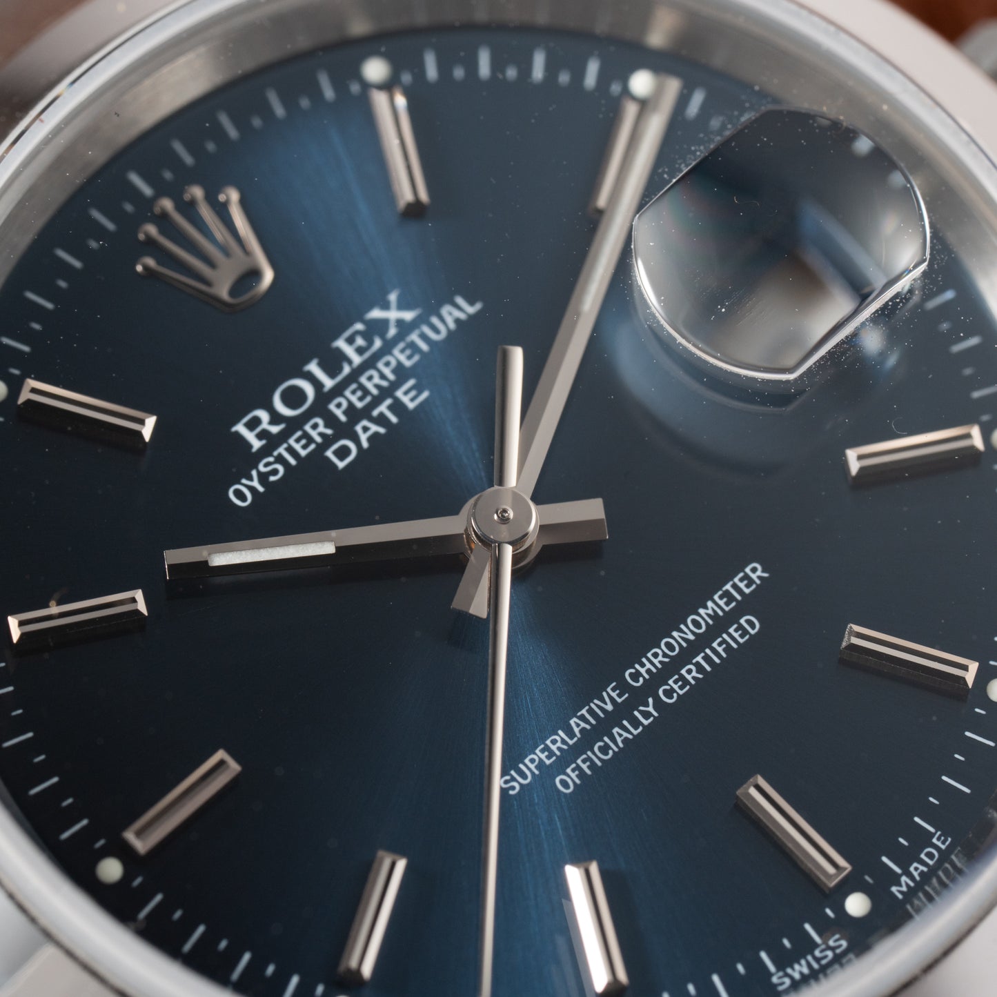 Rolex Date 34 Blue 15200