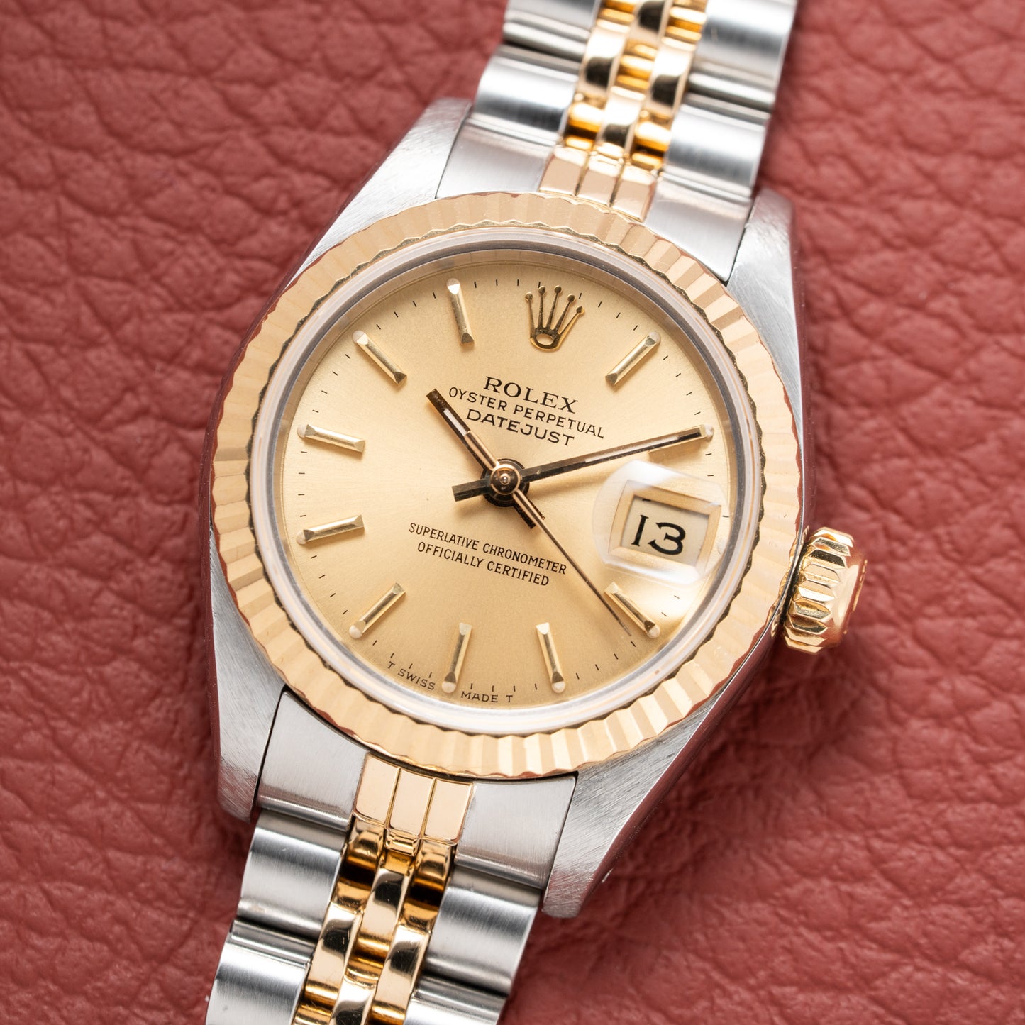 Rolex Datejust 26 Lady Gold Steel Jubilee Ref. 69173 from 1986