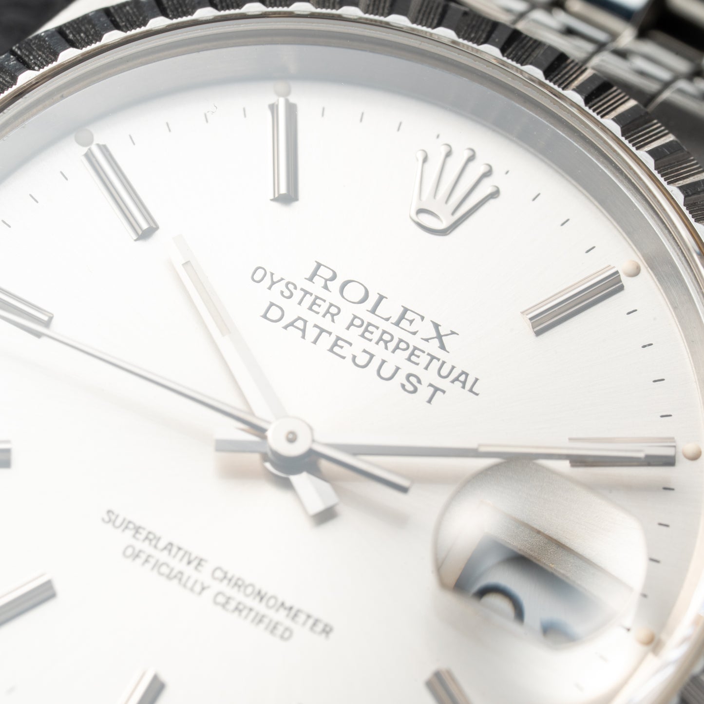 Rolex Datejust 36mm Ref. 16220 Engine Turned bezel Jubilee (1991)