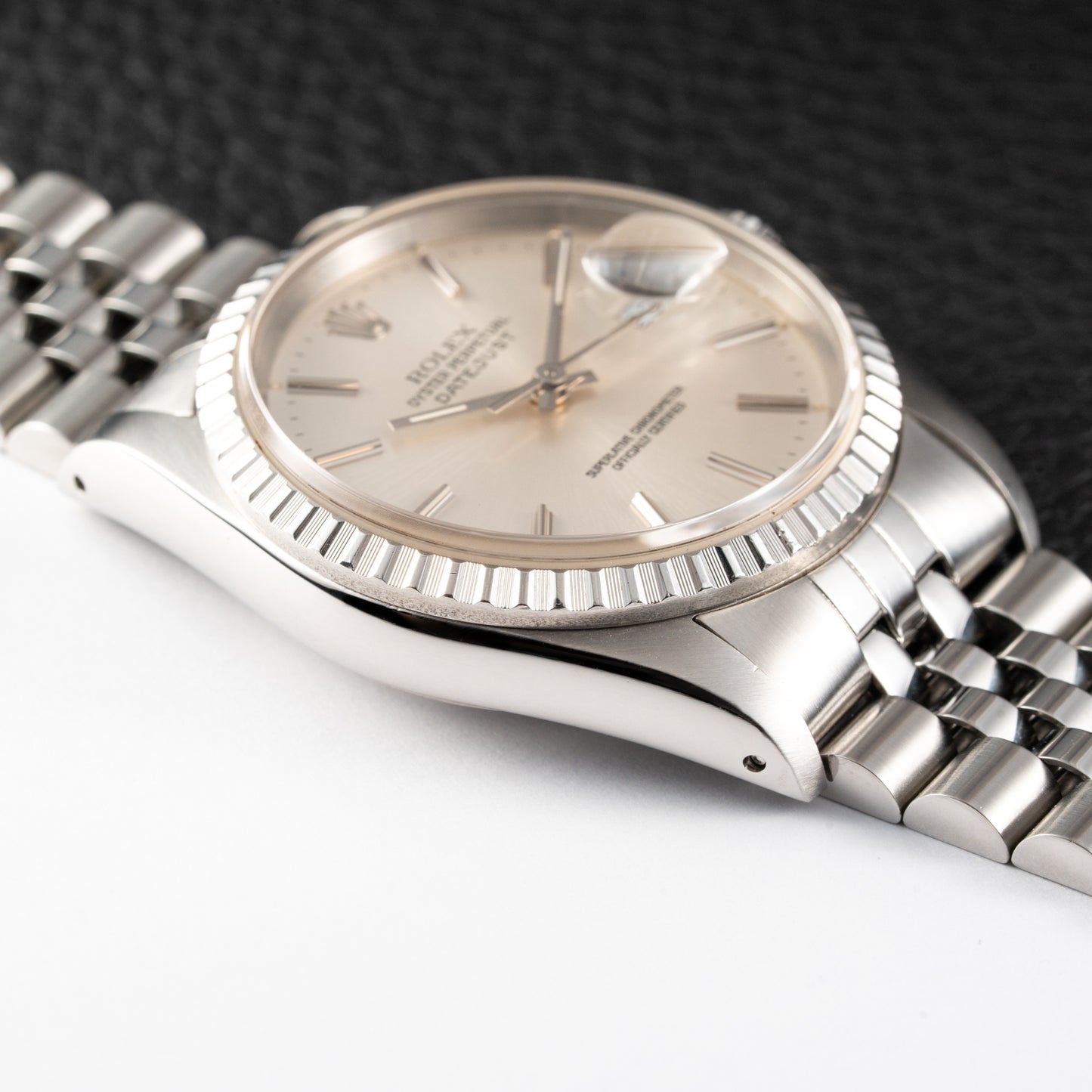 Rolex Datejust 36mm Ref. 16220 Engine Turned bezel Jubilee (1991)