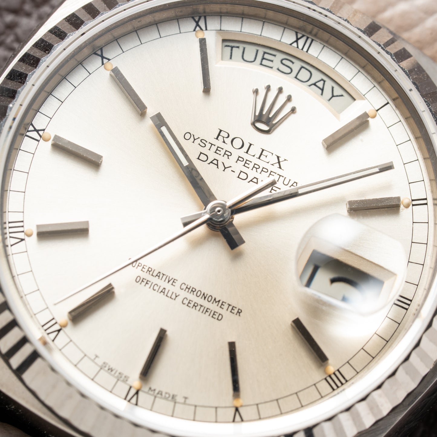 Rolex Day-Date Ref. 18039 White Gold President from 1978