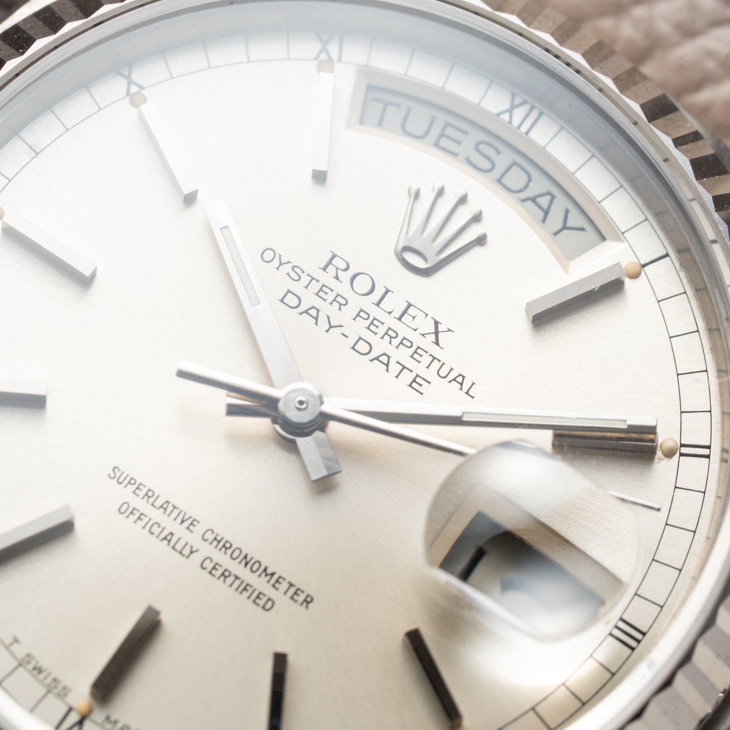 Rolex Day-Date Ref. 18039 White Gold President from 1978