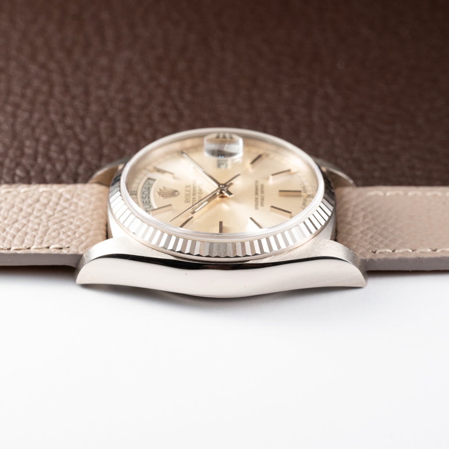 Rolex Day-Date Ref. 18039 White Gold President from 1978