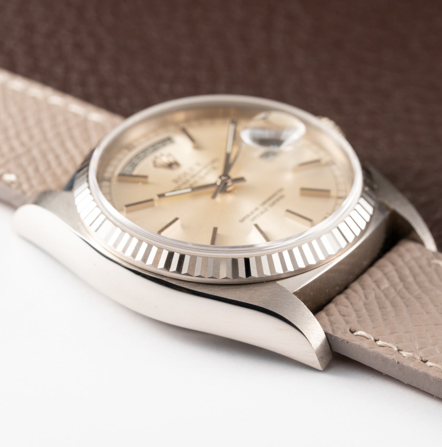 Rolex Day-Date Ref. 18039 White Gold President from 1978