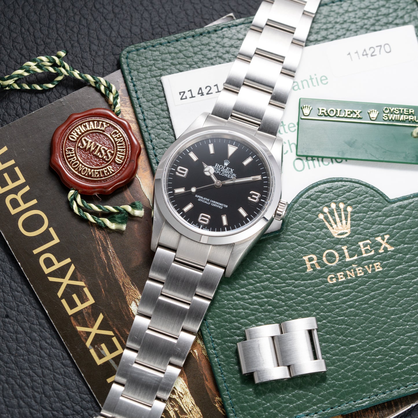 Rolex Explorer 114270 Z-Serial from 2006 Full Set