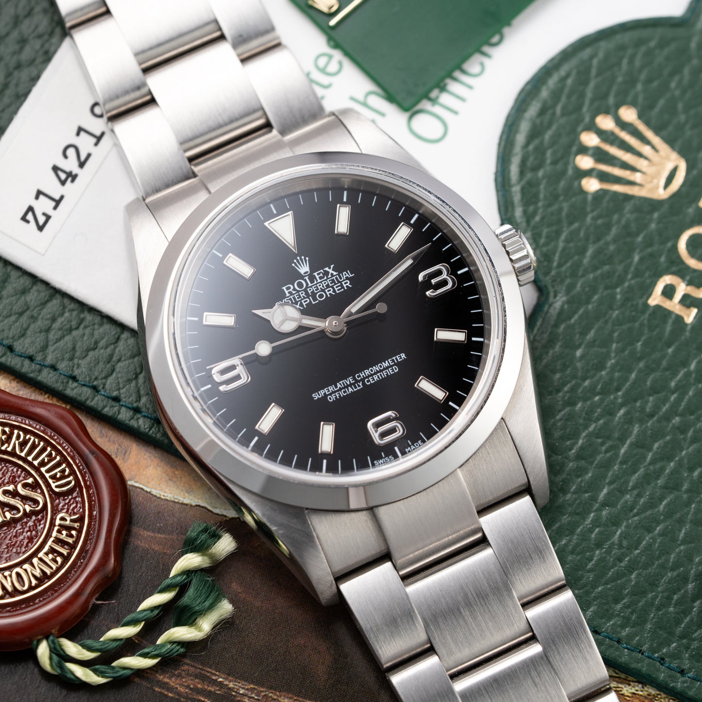 Rolex Explorer 114270 Z-Serial from 2006 Full Set