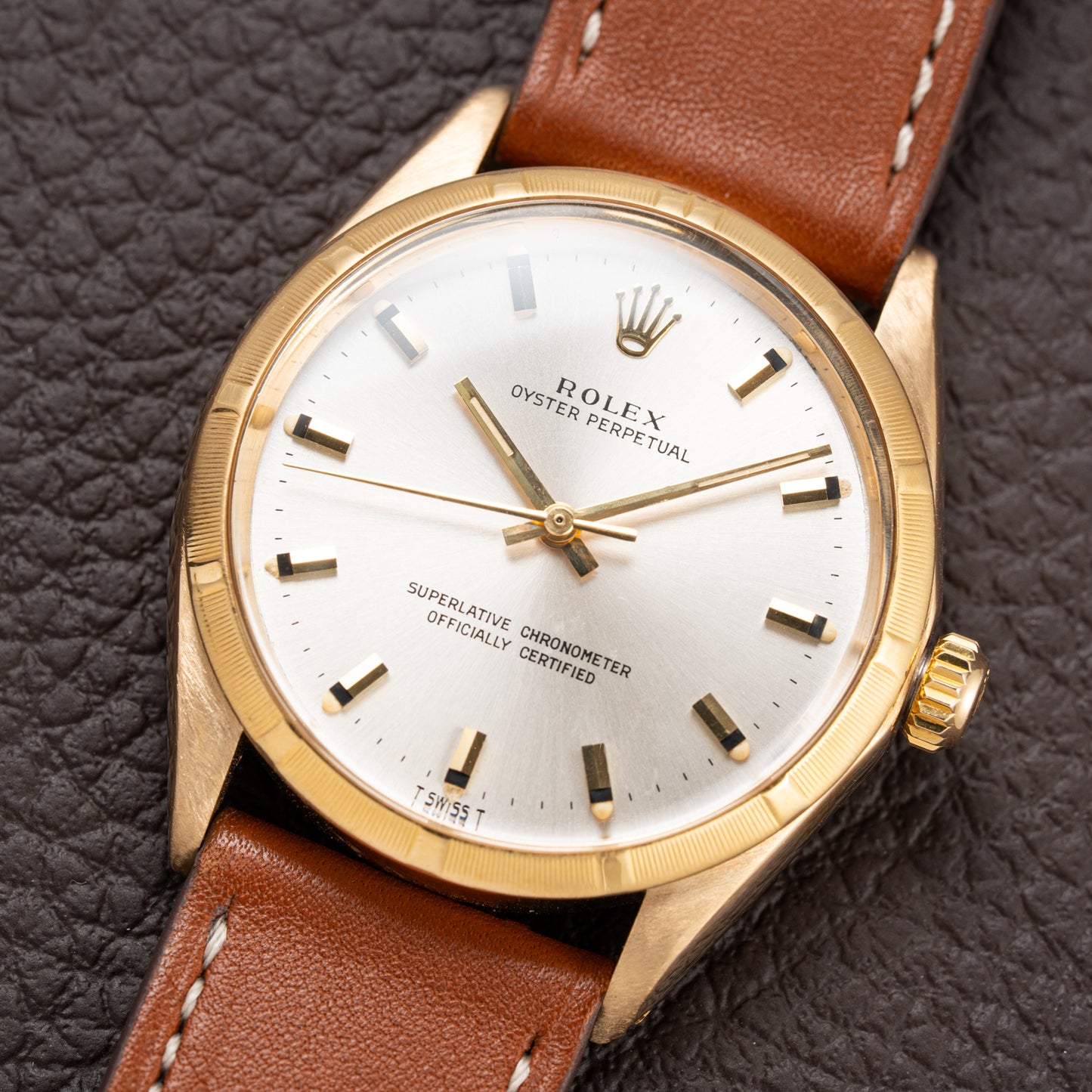 Rolex Oyster Perpetual Ref 1005 18K Yellow Gold from 1968