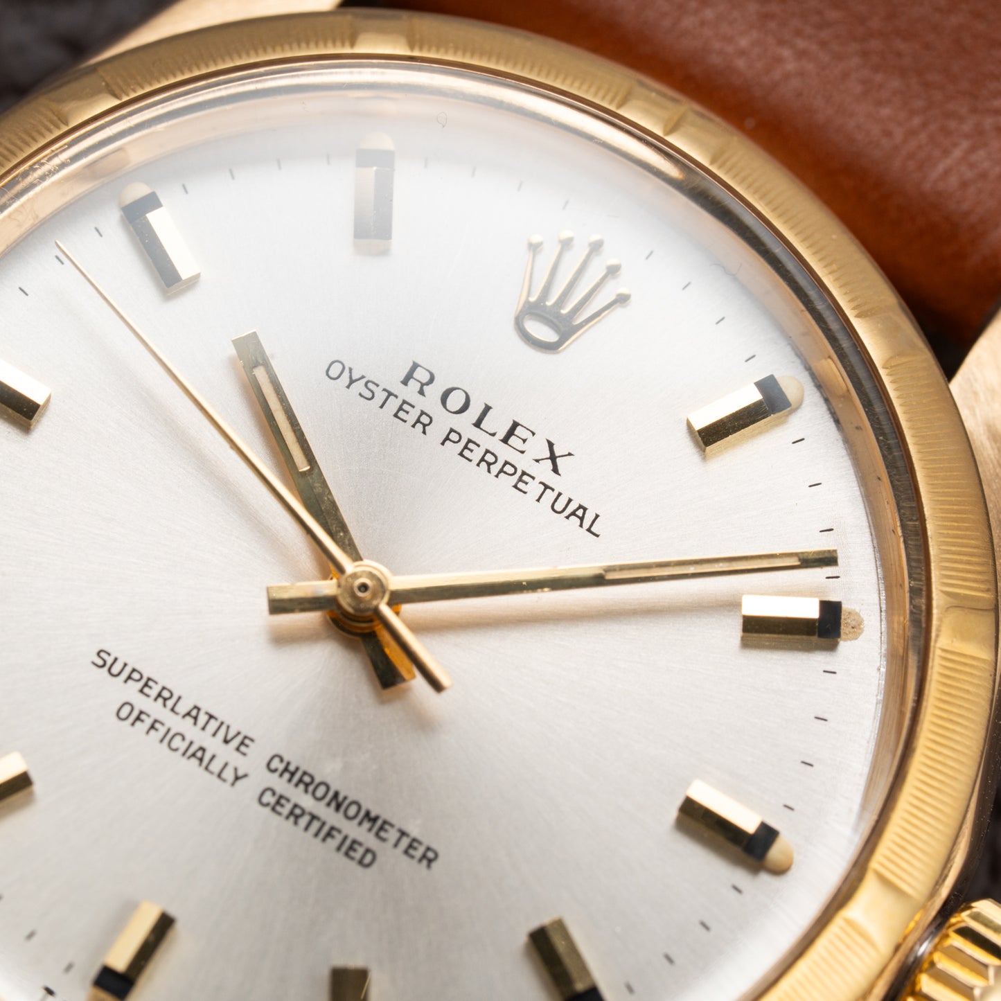 Rolex Oyster Perpetual Ref 1005 18K Yellow Gold from 1968