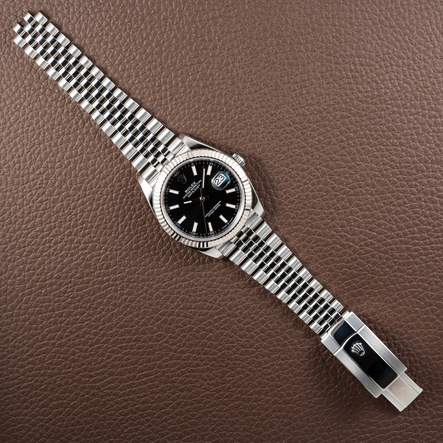 Rolex Datejust 41 Black Jubilee Full Set 2020 Ref 126334