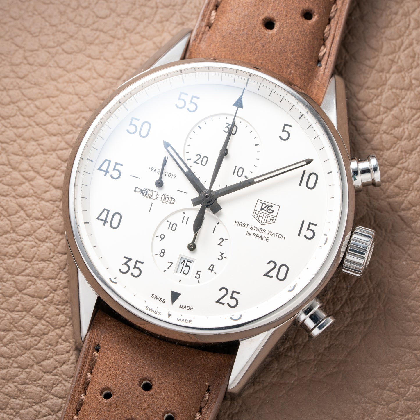 TAG Heuer Carrera Calibre 1887 SpaceX Special Limited Edition Ref. CAR2015.FC6321 from 2013