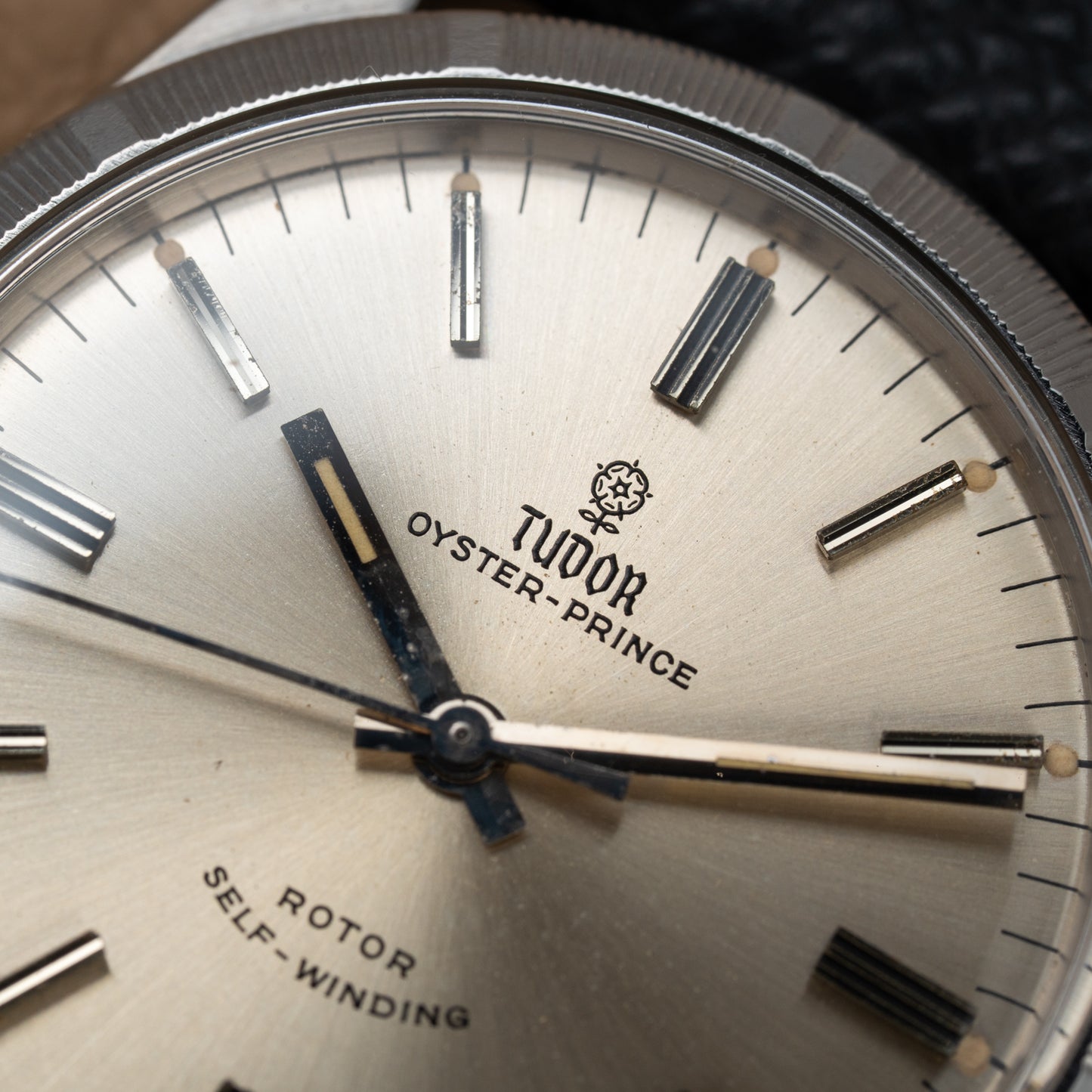 Tudor Oyster Prince Rare Bamboo Milled Bezel Rotor Self-Winding from 1966