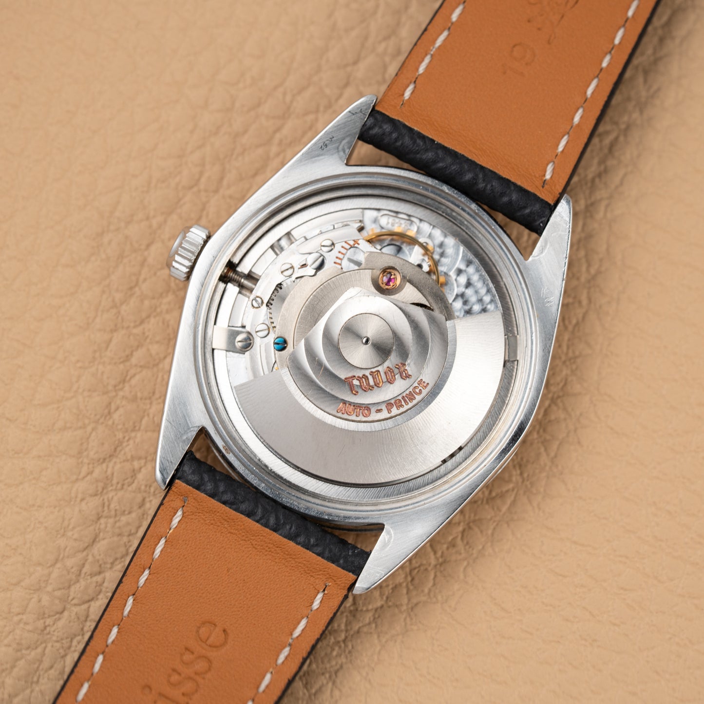 Tudor Oyster Prince Rare Bamboo Milled Bezel Rotor Self-Winding from 1966