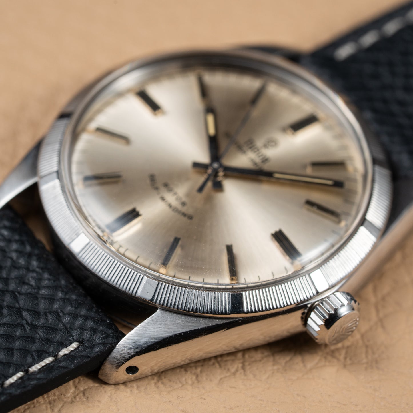 Tudor Oyster Prince Rare Bamboo Milled Bezel Rotor Self-Winding from 1966