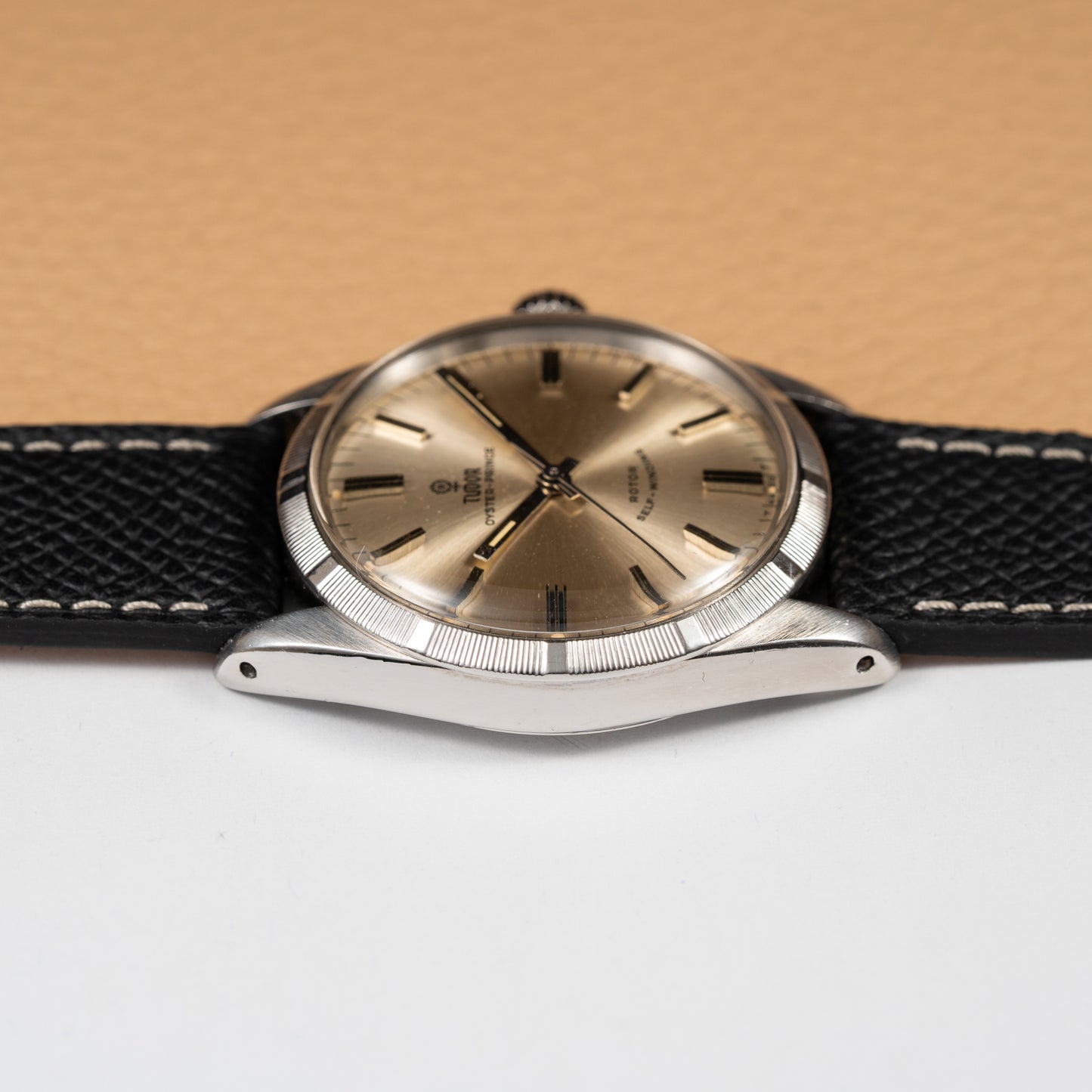 Tudor Oyster Prince Rare Bamboo Milled Bezel Rotor Self-Winding from 1966