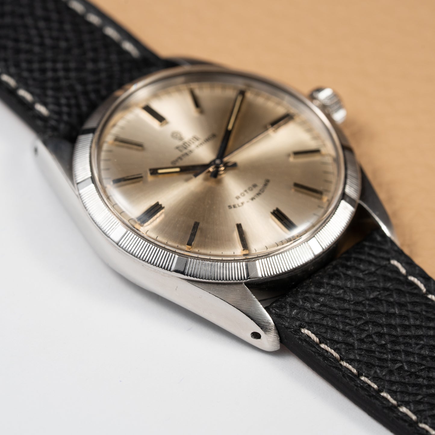 Tudor Oyster Prince Rare Bamboo Milled Bezel Rotor Self-Winding from 1966