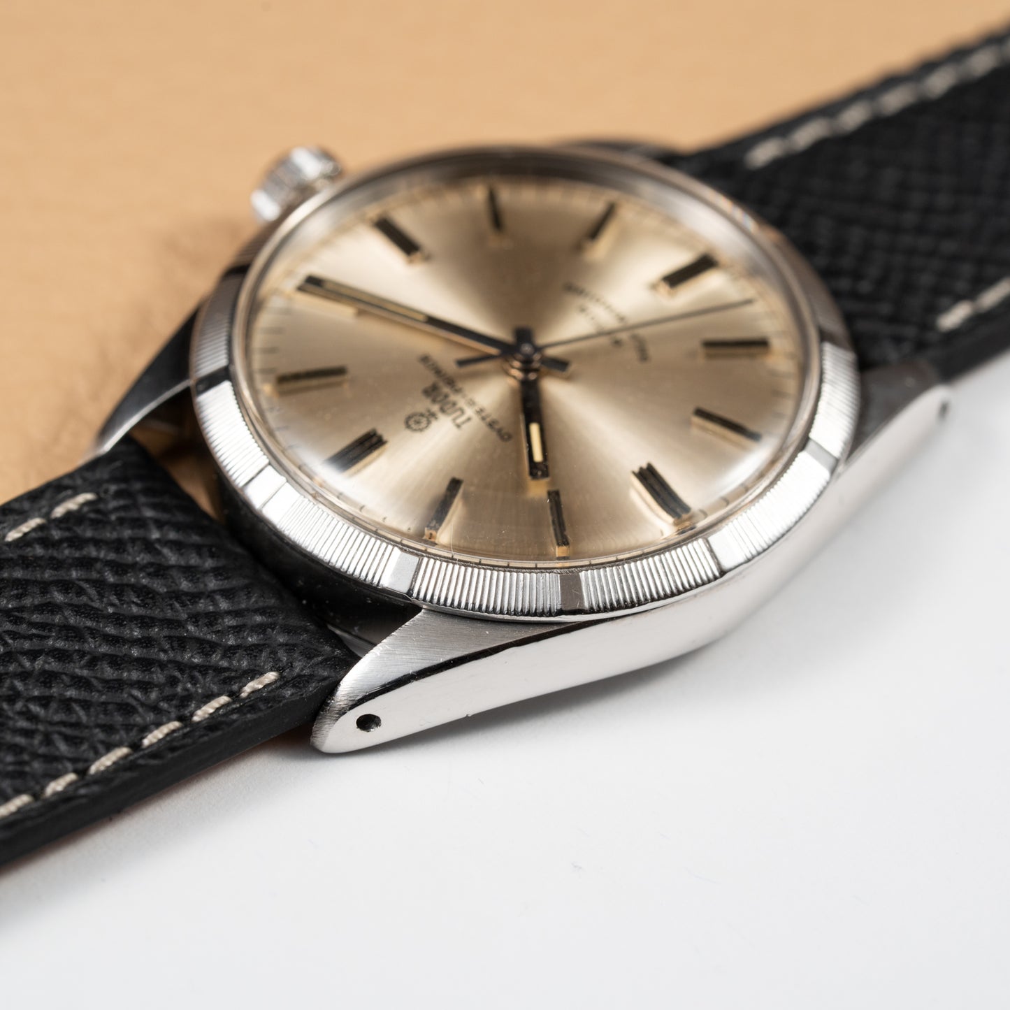 Tudor Oyster Prince Rare Bamboo Milled Bezel Rotor Self-Winding from 1966