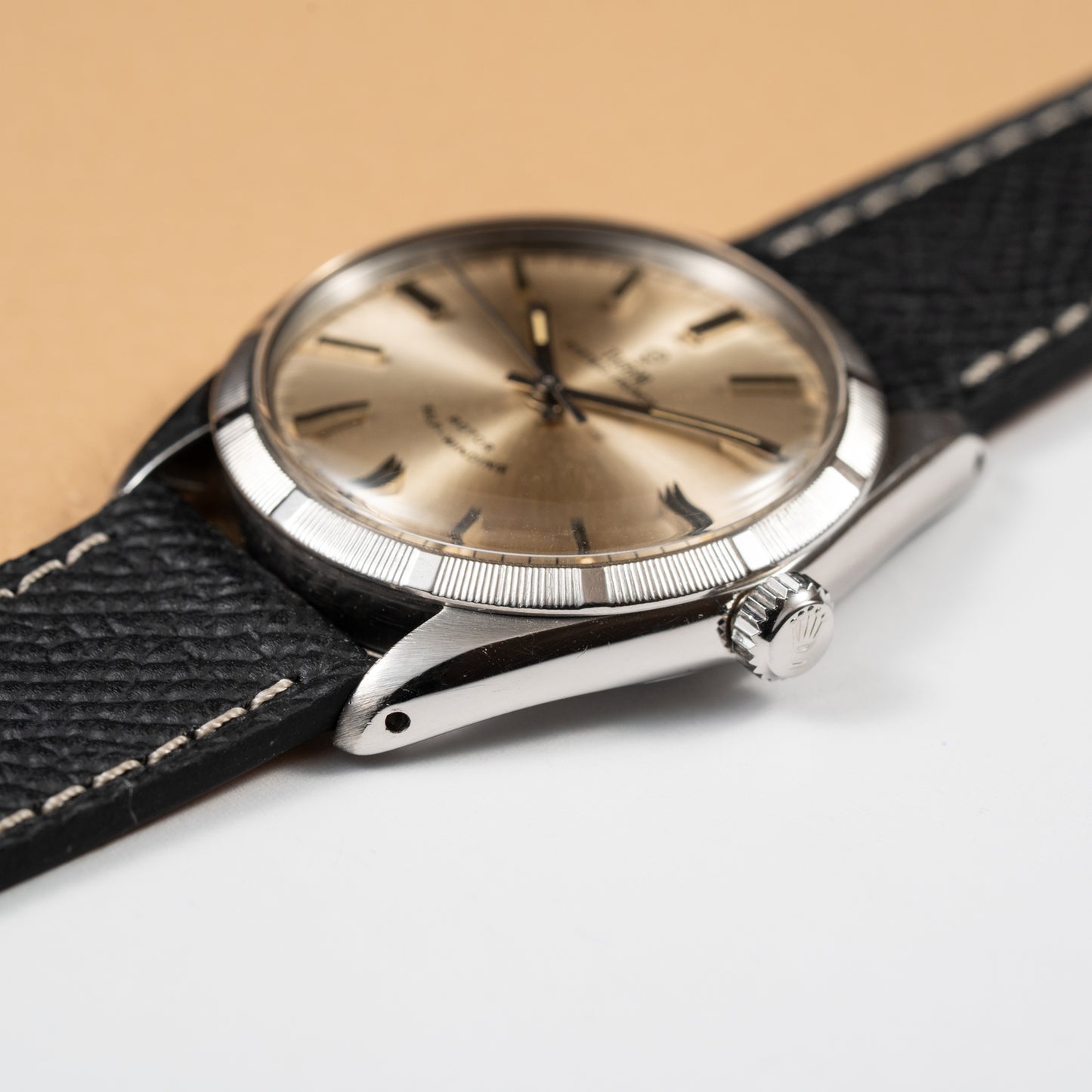 Tudor Oyster Prince Rare Bamboo Milled Bezel Rotor Self-Winding from 1966