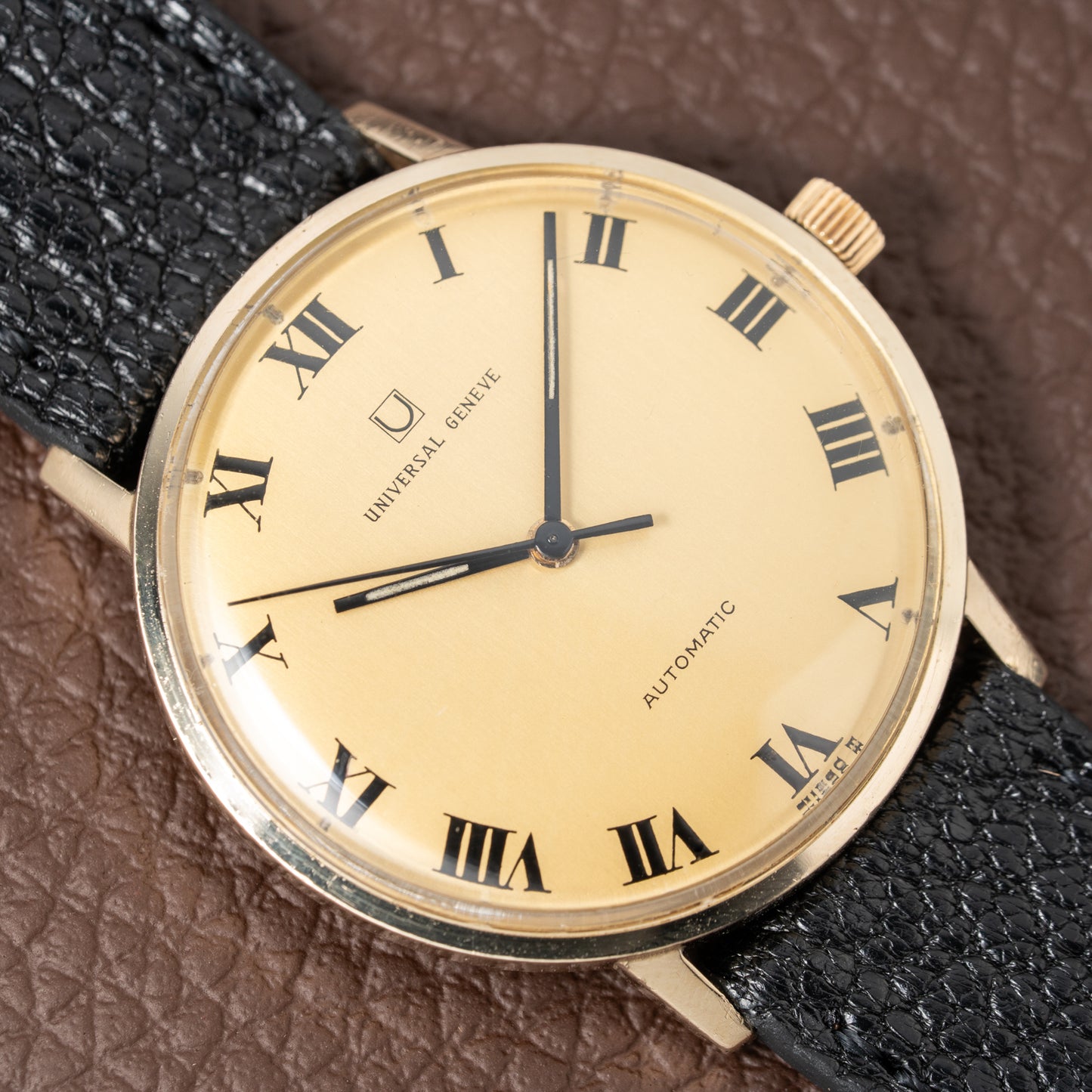 Universal Genève Automatic ‘Super Microrotor’ Roman Dial 10K Gold Filled from 1962