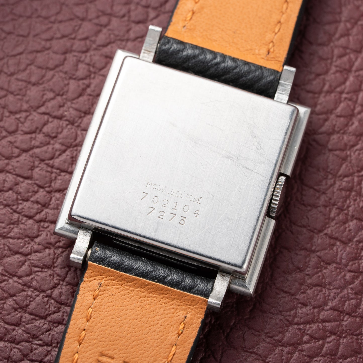 Universal Genève Square Dress Watch Art Deco Ref 7273 1940s