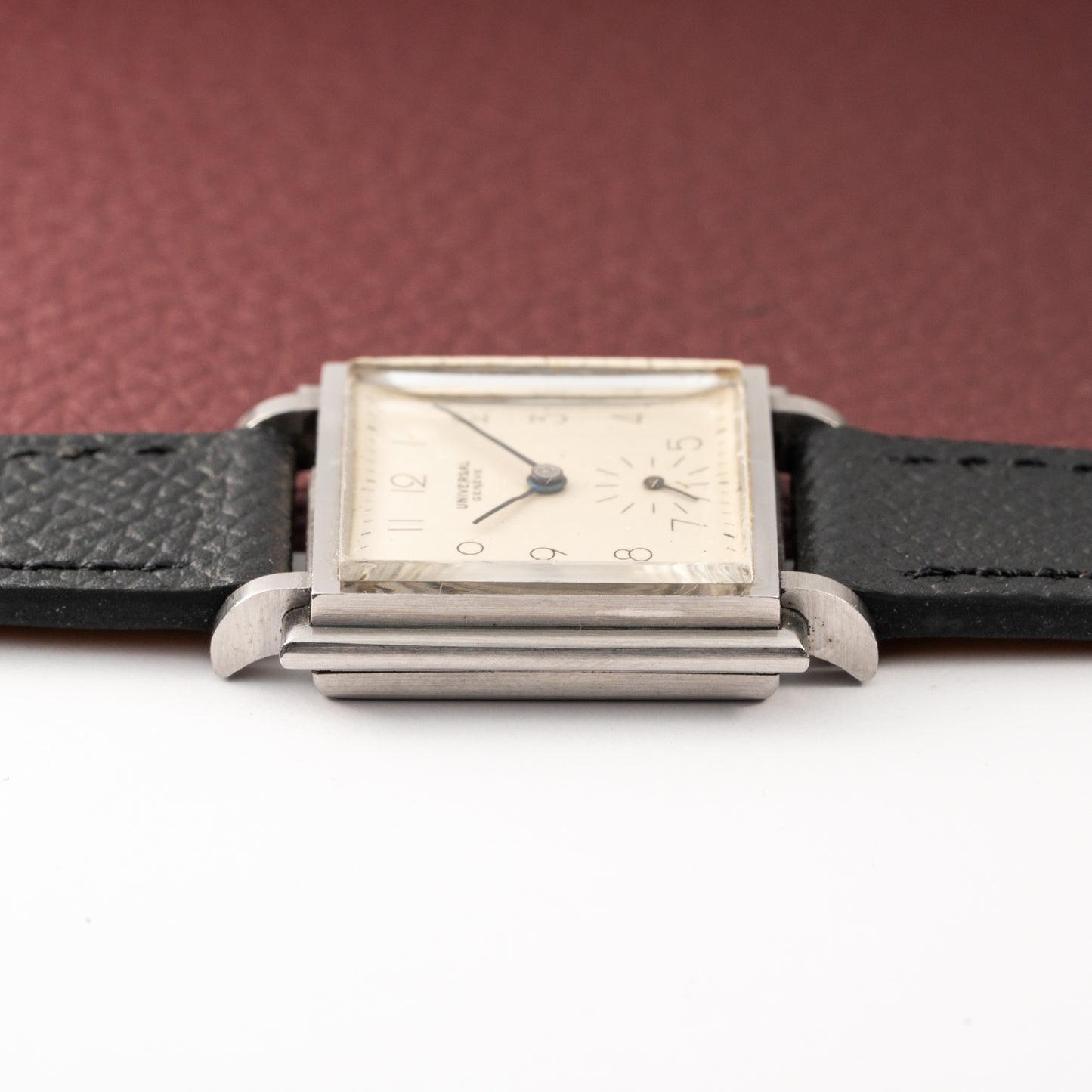 Universal Genève Square Dress Watch Art Deco Ref 7273 1940s