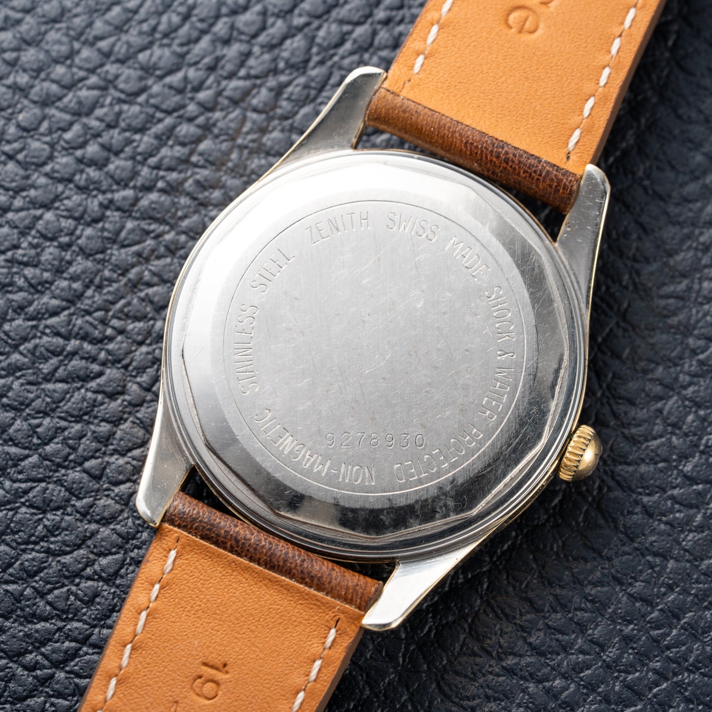 Zenith Early Automatic Bumper 'Egg dial' Jumbo Cal. 133.8 from 1950s