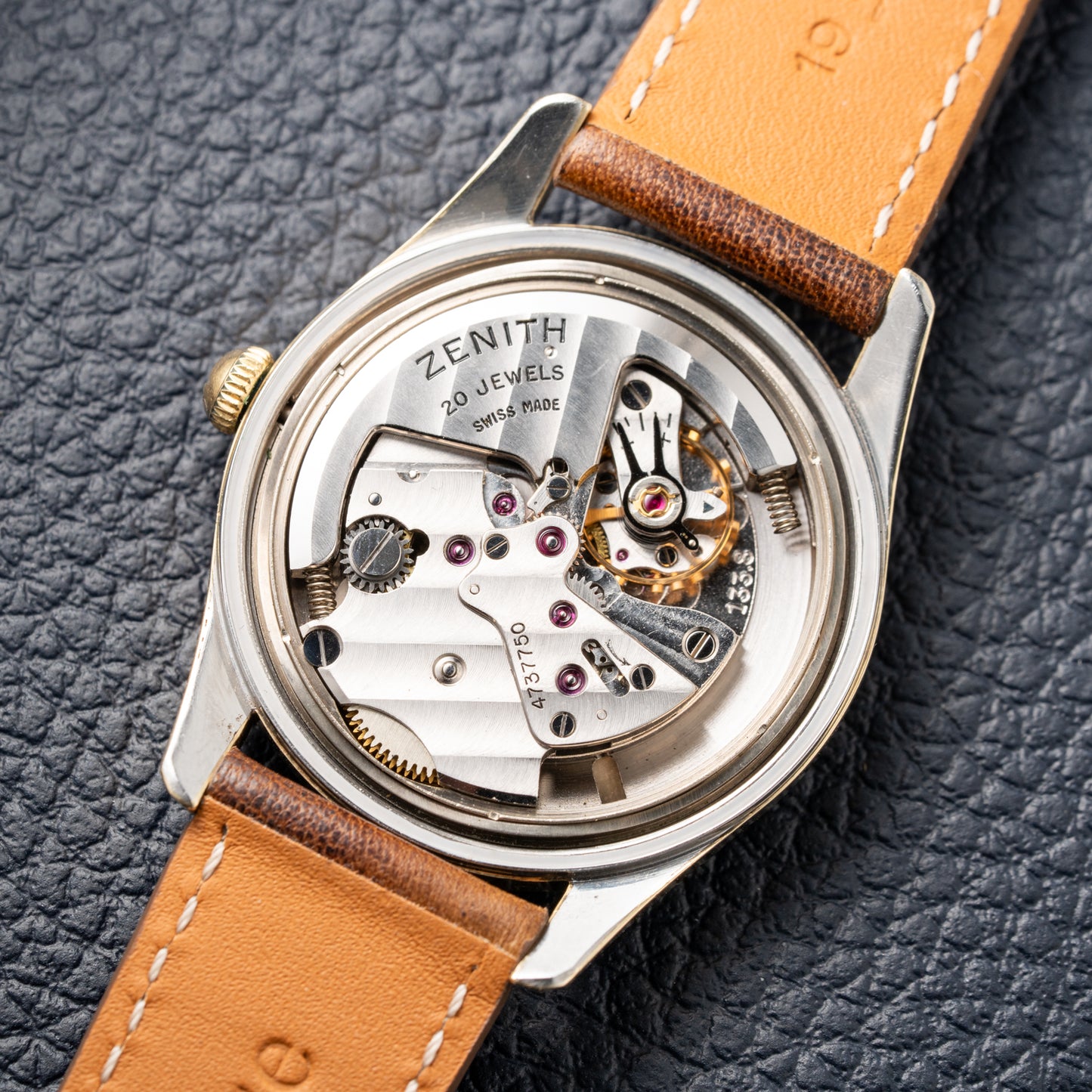 Zenith Early Automatic Bumper 'Egg dial' Jumbo Cal. 133.8 from 1950s
