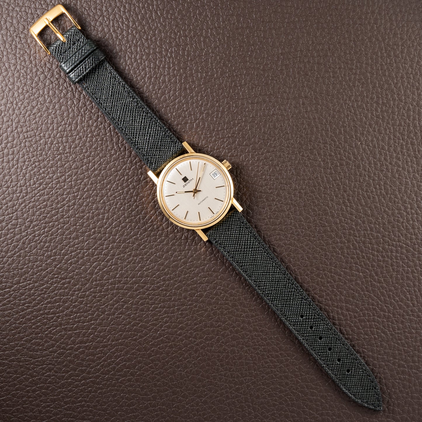 Zenith Automatic Surf 18K Date Ref 30.0320.3.80 from 1970s