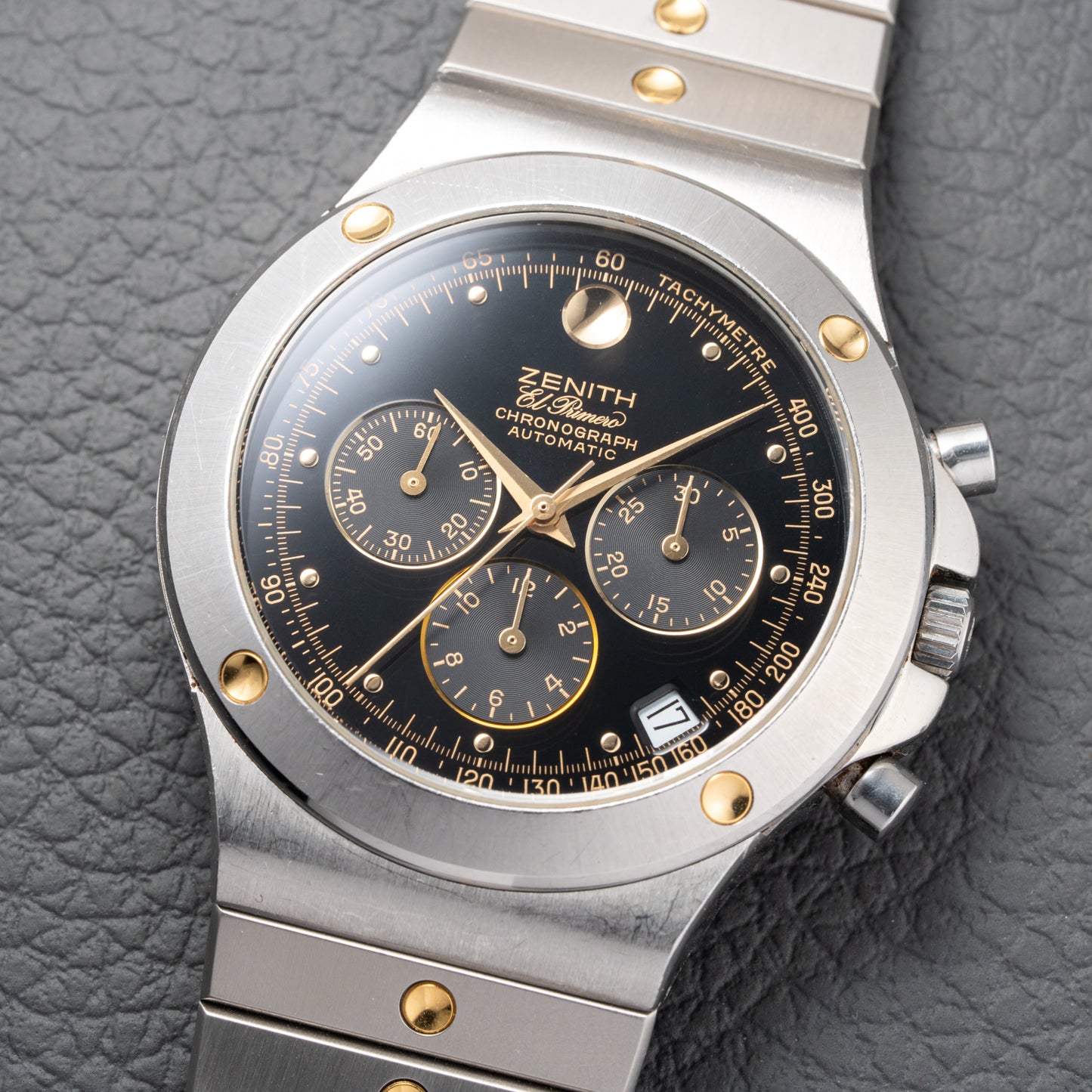 Zenith El Primero Chronograph Pacific Black Gilt Dial Ref. 59.0010.400
