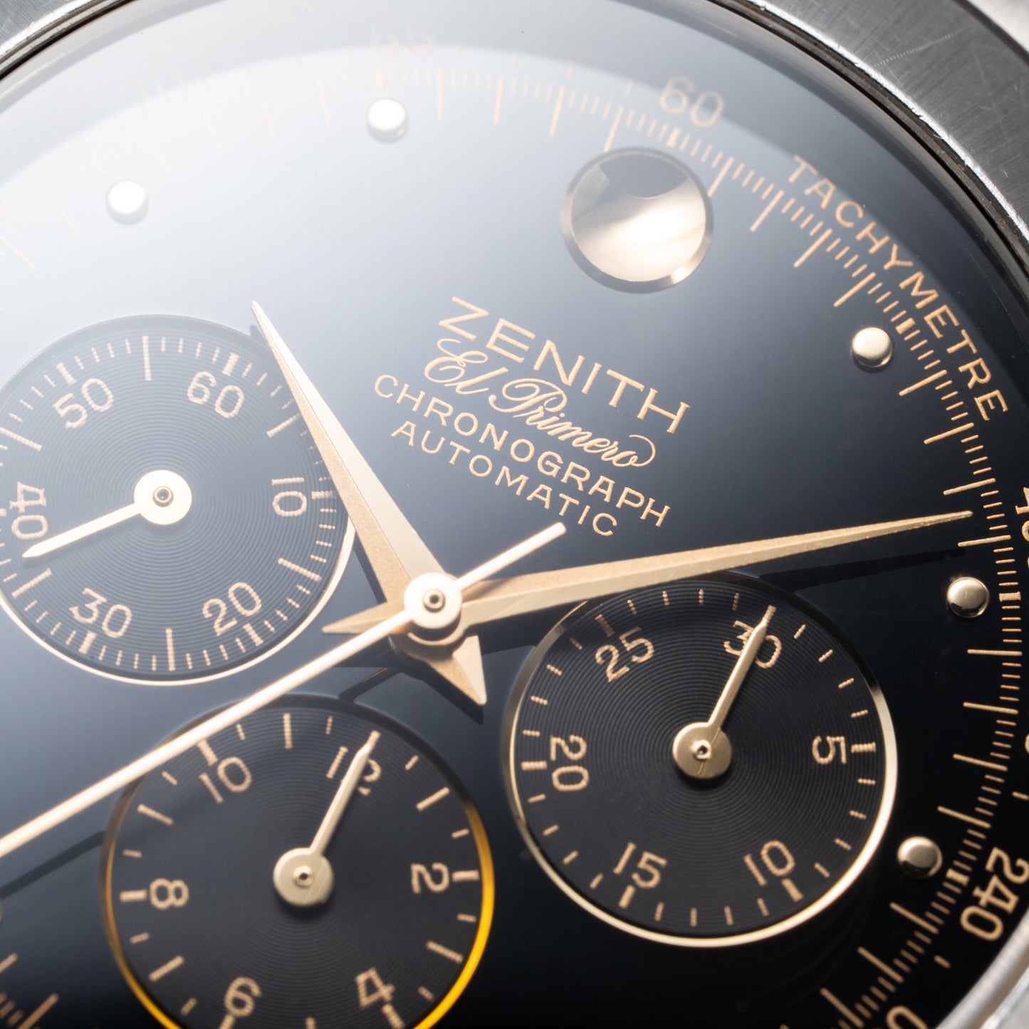 Zenith El Primero Chronograph Pacific Black Gilt Dial Ref. 59.0010.400