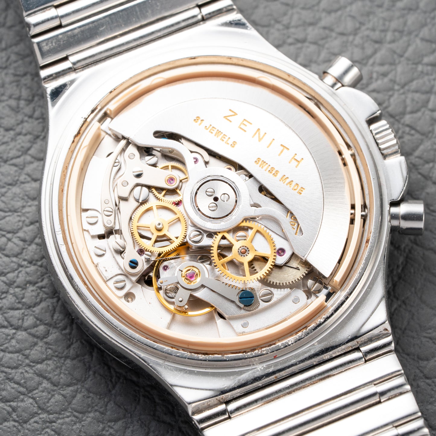 Zenith El Primero Chronograph Pacific Black Gilt Dial Ref. 59.0010.400
