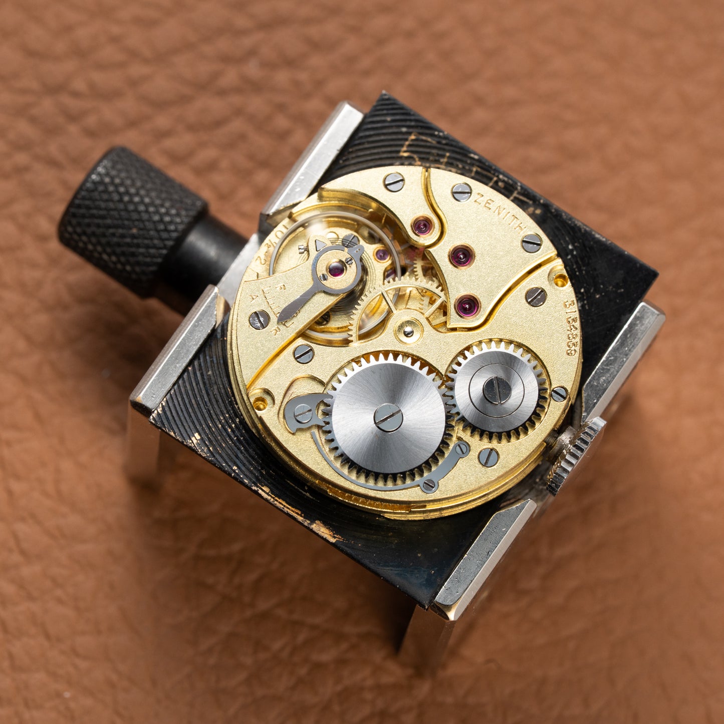 Zenith Oversized Tank with Black Gilt Radium Dial 1930/40s