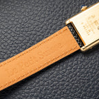 Cartier Must de Tank Vermeil Black Roman GM Full Set from 1987