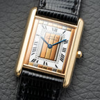 Cartier Must de Tank Vermeil Tricolor Mirror Dial Ref 6 81006 Quartz GM Cartier Service 2025