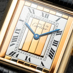 Cartier Must de Tank Vermeil Tricolor Mirror Dial Ref 6 81006 Quartz GM Cartier Service 2025
