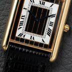 Cartier Must de Tank Vermeil Tricolor Mirror Dial Ref 6 81006 Quartz GM Cartier Service 2025