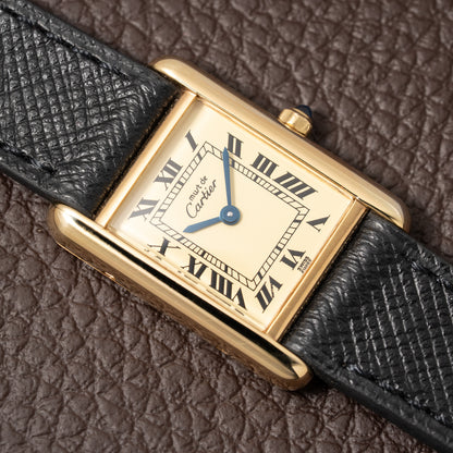 Cartier Must de Tank Vermeil Lemon Roman Dial Reference 3 66001 CARTIER SERVICED 2025