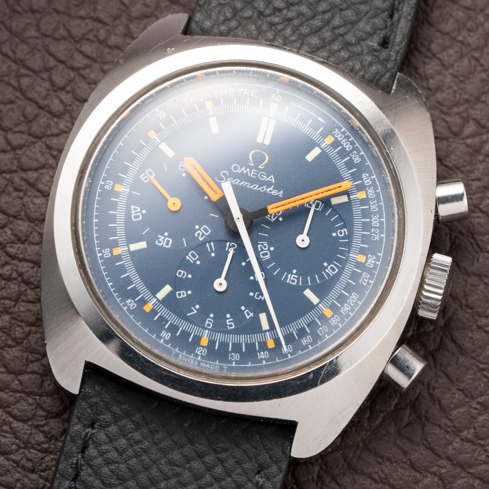 Omega Seamaster Chronograph Blue Dial Calibre 861 Ref. 145.029 from 1970
