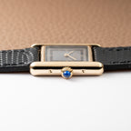 Cartier Tank Must de Black Art Deco Dial Full Set from 1987 Ref 3 66001 with Cartier Service 2025
