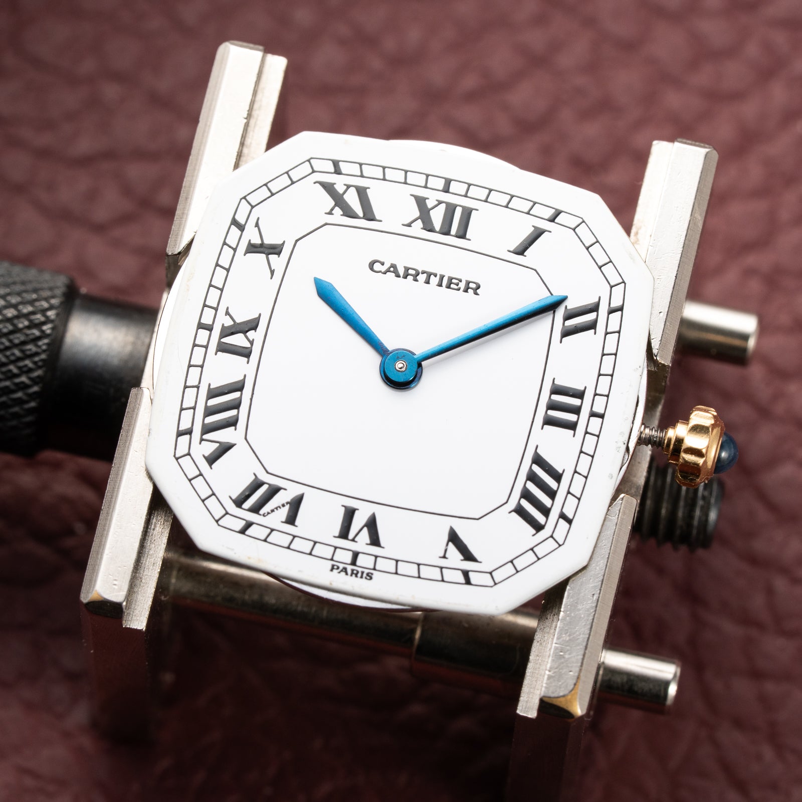 Cartier Trianon Ultra Thin 'Paris' Dial PM Ref. 96056 from 1970s