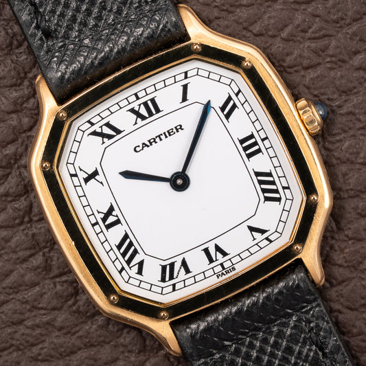 Cartier Trianon Ultra Thin 'Paris' Dial PM Ref. 96056 from 1970s