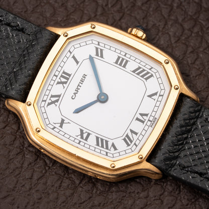 Cartier Trianon Ultra Thin 'Paris' Dial PM Ref. 96056 from 1970s