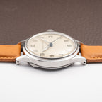 Jaeger LeCoultre Dress Watch Military Style Central Seconds Radium Dial from 1940s