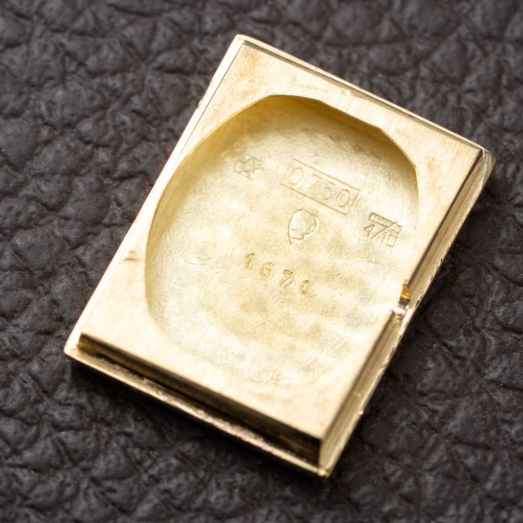Jaeger-LeCoultre Étrier Lucchetto 18K Yellow Gold Ref. 1670 From 1970s